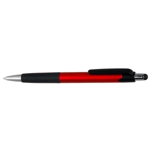 Plastic Pen with Touch Screen Stylus | https://www.bestnamebadges.com