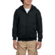 Gildan® HeavyBlend Youth Full Zipper Hooded Sweatshirt | https://www.bestnamebadges.com