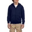 Gildan® HeavyBlend Youth Full Zipper Hooded Sweatshirt | https://www.bestnamebadges.com