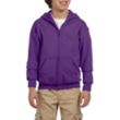 Gildan® HeavyBlend Youth Full Zipper Hooded Sweatshirt | https://www.bestnamebadges.com