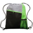 Mesh Pocket Drawstring Backpacks | https://www.bestnamebadges.com