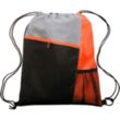 Mesh Pocket Drawstring Backpacks | https://www.bestnamebadges.com