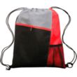 Mesh Pocket Drawstring Backpacks | https://www.bestnamebadges.com