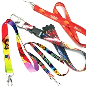 Custom Full Color Lanyards | https://www.bestnamebadges.com