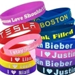 Color Filled Silicone Wristbands | https://www.bestnamebadges.com