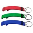 Curved Aluminum Multi-Purpose Bottle Opener Keyring | https://www.bestnamebadges.com