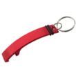 Curved Aluminum Multi-Purpose Bottle Opener Keyring | https://www.bestnamebadges.com