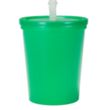 16 oz Plastic Stadium Cups with Lid & Straw | https://www.bestnamebadges.com