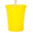 16 oz Plastic Stadium Cups with Lid & Straw | https://www.bestnamebadges.com