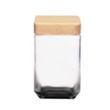 54 oz. Glass Candy Jar with Wooden Lid | https://www.bestnamebadges.com