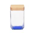 54 oz. Glass Candy Jar with Wooden Lid | https://www.bestnamebadges.com