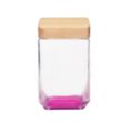 54 oz. Glass Candy Jar with Wooden Lid | https://www.bestnamebadges.com