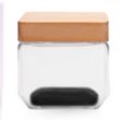 27 oz. Glass Candy Jars with Wooden Lid | https://www.bestnamebadges.com
