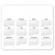 Customized Horizontal Calendar Mouse Pad | https://www.bestnamebadges.com