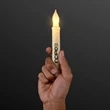 LED Taper Candles, Flickering Amber Light | https://www.bestnamebadges.com