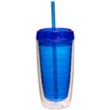 16 oz. Double Wall Acrylic Tumblers With Straw | https://www.bestnamebadges.com