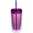16 oz. Double Wall Acrylic Tumblers With Straw | https://www.bestnamebadges.com