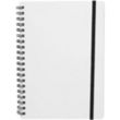 White Spiral Notebooks with Elastic Band | https://www.bestnamebadges.com