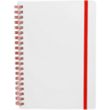 White Spiral Notebooks with Elastic Band | https://www.bestnamebadges.com