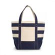 Seaside Zippered Cotton Tote | https://www.bestnamebadges.com