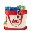 Zippered Beach Tote Bag | https://www.bestnamebadges.com