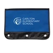 Varsity School Pouch | https://www.bestnamebadges.com