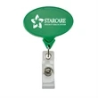 Oval Shaped Retractable Badge Reel | https://www.bestnamebadges.com