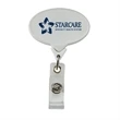 Oval Shaped Retractable Badge Reel | https://www.bestnamebadges.com