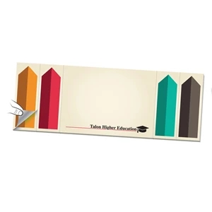 Post-it® Custom Printed Page Markers & Note Pad Combo | https://www.bestnamebadges.com