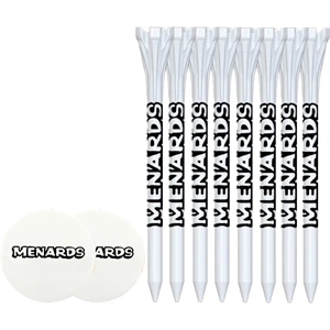 Golf Tee Pack With Flytee Tees And Ball Markers
