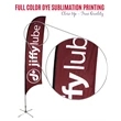 Feather Flag Banner Single Sided Kit (17ft) | https://www.bestnamebadges.com