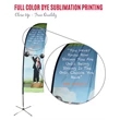 Flutter Flag Banner Double Sided Sleeve (11ft) | https://www.bestnamebadges.com
