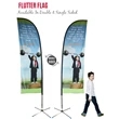 Flutter Flag Banner Double Sided Sleeve (11ft) | https://www.bestnamebadges.com