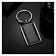 The Carbon Fiber Key Chain | https://www.bestnamebadges.com