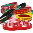 Color Filled Silicone Wristbands | https://www.bestnamebadges.com
