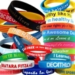 Custom Printed Silicone Bracelets | https://www.bestnamebadges.com