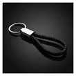 Braided Leatherette Key Chain | https://www.bestnamebadges.com