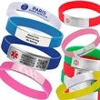 Metal Clip Silicon Wristbands | https://www.bestnamebadges.com