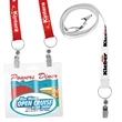 3/4" Screen Printed Dual Attachment Lanyard | https://www.bestnamebadges.com