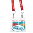 3/4" Screen Printed Dual Attachment Lanyard | https://www.bestnamebadges.com
