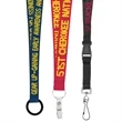 3/4" Woven Text Lanyard | https://www.bestnamebadges.com