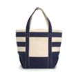 Seaside Zippered Cotton Tote | https://www.bestnamebadges.com
