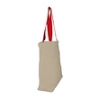 Colored Handle Tote | https://www.bestnamebadges.com
