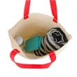 Colored Handle Tote | https://www.bestnamebadges.com