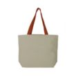 Colored Handle Tote | https://www.bestnamebadges.com
