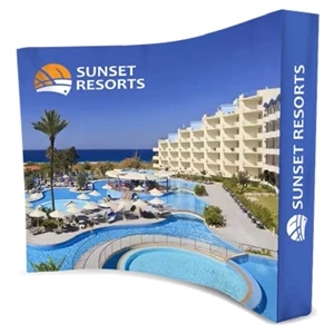 Sublimated Juice Pop-Up Floor Display Banner