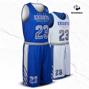 Men's Reversible Sublimated Single-Ply Basketball Short