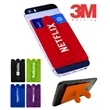 Silicone Wallet Phone Stand w/3-M Backing | https://www.bestnamebadges.com