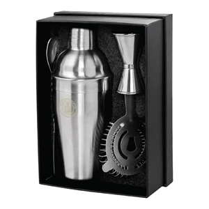 Bartender's Mixology Cocktail Shaker Bar Set | https://www.bestnamebadges.com