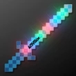 LED 8-Bit Pixel Sword | https://www.bestnamebadges.com